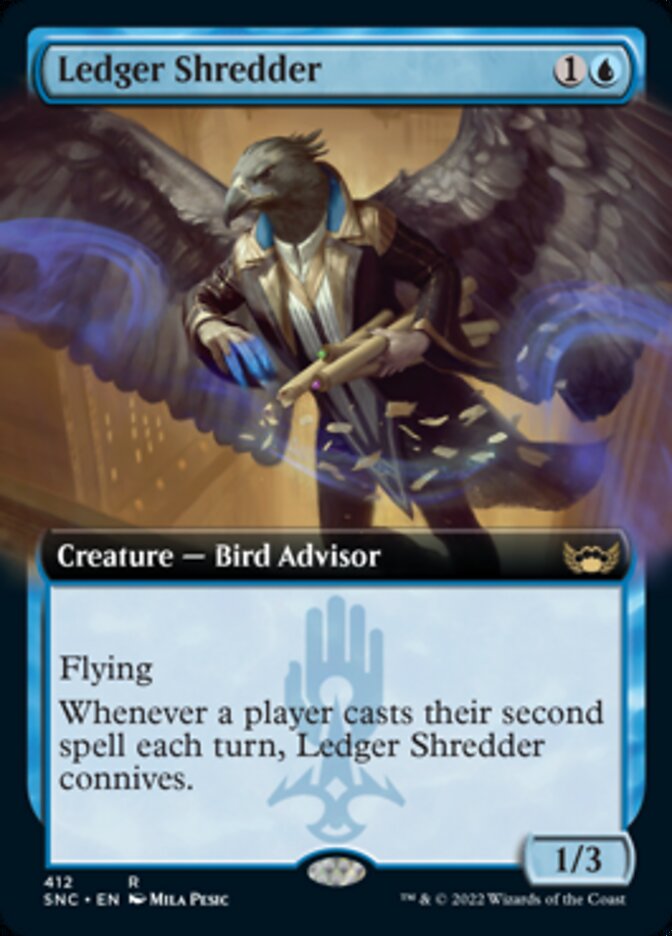 Ledger Shredder (Extended Art) [Streets of New Capenna] | Amazing Games TCG