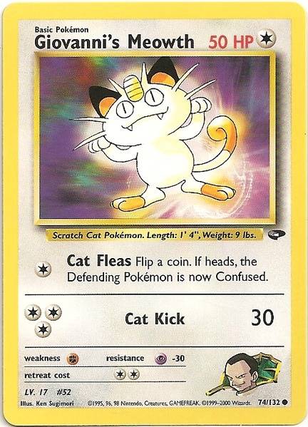 Giovanni's Meowth (74/132) [Gym Challenge Unlimited] | Amazing Games TCG