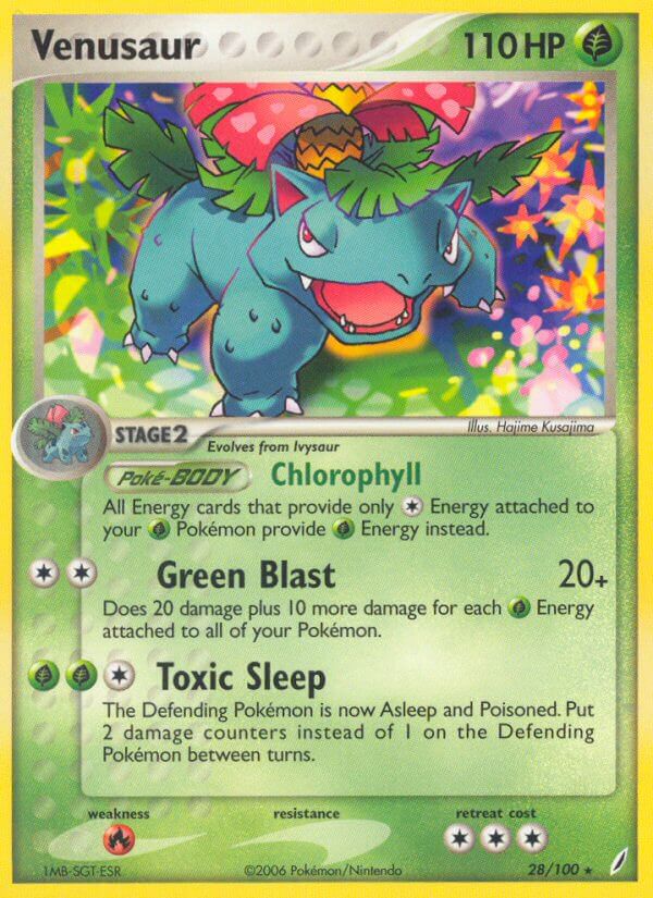 Venusaur (28/100) (Theme Deck Exclusive) [EX: Crystal Guardians] | Amazing Games TCG