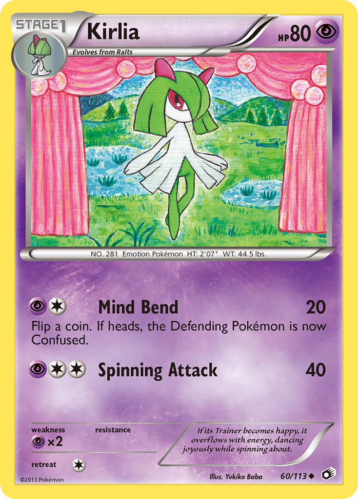 Kirlia (60/113) [Black & White: Legendary Treasures] | Amazing Games TCG