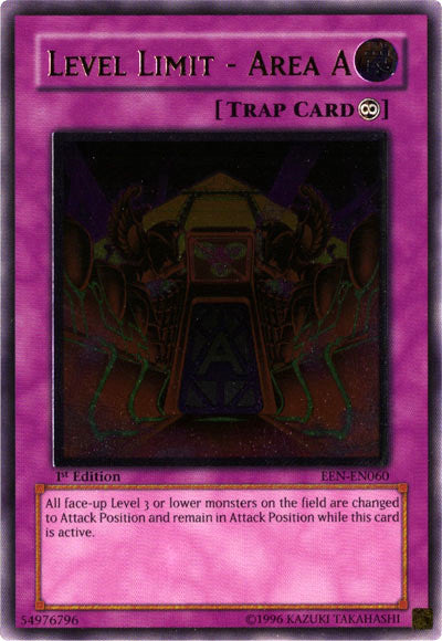 Level Limit - Area A [EEN-EN060] Ultimate Rare | Amazing Games TCG