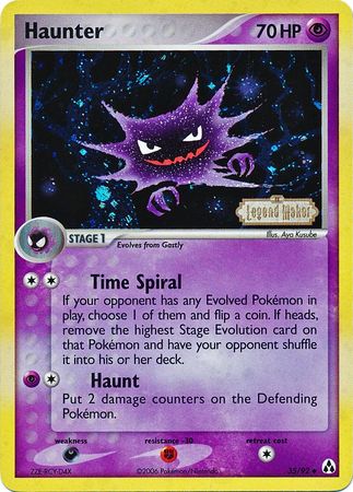 Haunter (35/92) (Stamped) [EX: Legend Maker] | Amazing Games TCG