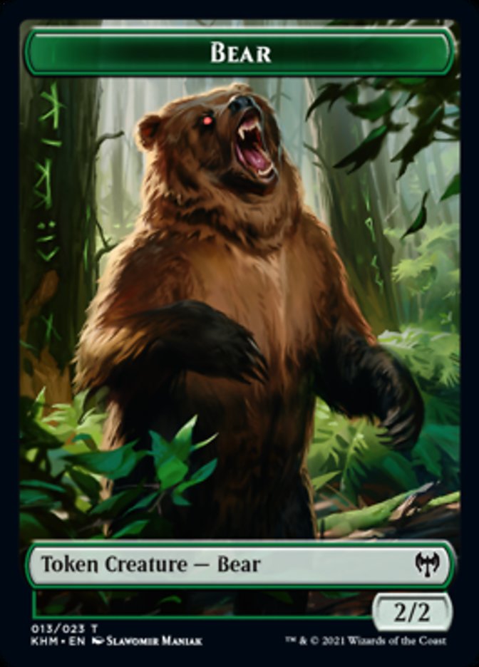 Bear Token [Kaldheim] | Amazing Games TCG