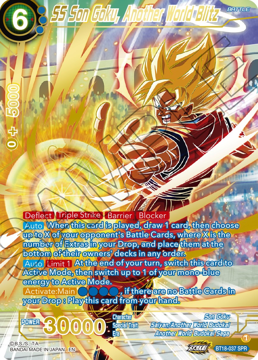 SS Son Goku, Another World Blitz (SPR) (BT18-037) [Dawn of the Z-Legends] | Amazing Games TCG