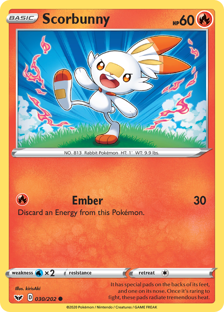 Scorbunny (030/202) [Sword & Shield: Base Set] | Amazing Games TCG