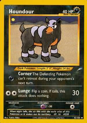 Houndour (43/105) [Neo Destiny Unlimited] | Amazing Games TCG