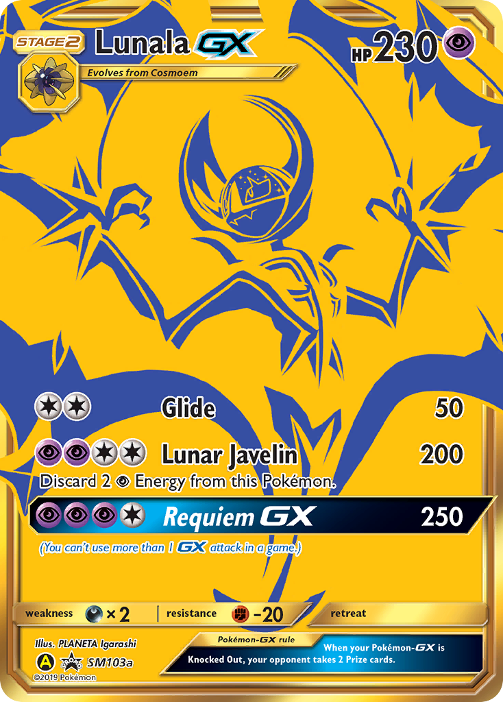 Lunala GX (SM103a) [Sun & Moon: Black Star Promos] | Amazing Games TCG