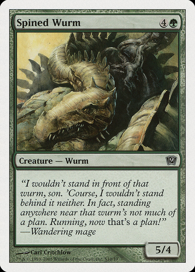 Spined Wurm [Ninth Edition] | Amazing Games TCG
