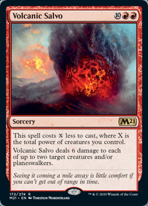 Volcanic Salvo [Core Set 2021] | Amazing Games TCG