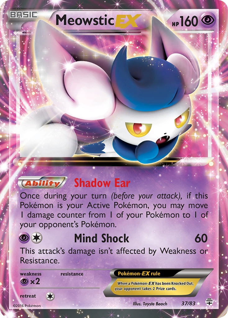 Meowstic EX (37/83) [XY: Generations] | Amazing Games TCG