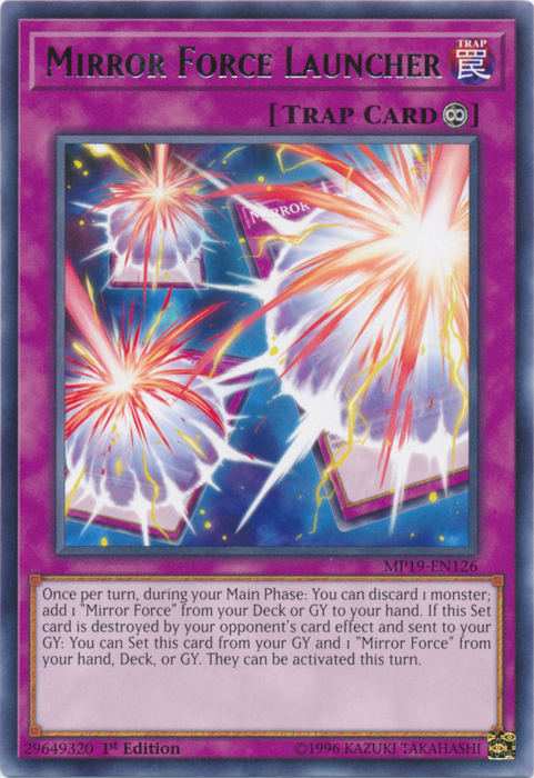 Mirror Force Launcher [MP19-EN126] Rare | Amazing Games TCG