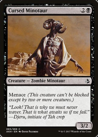 Cursed Minotaur [Amonkhet] | Amazing Games TCG