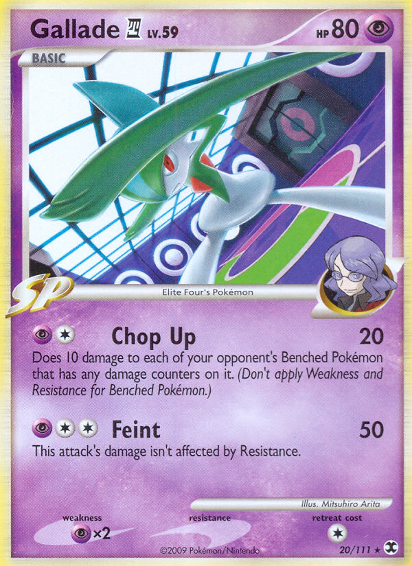 Gallade (20/111) [Platinum: Rising Rivals] | Amazing Games TCG