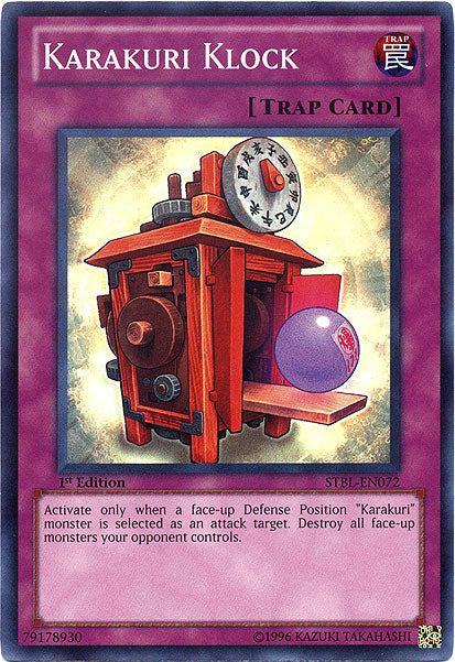 Karakuri Klock [STBL-EN072] Super Rare | Amazing Games TCG