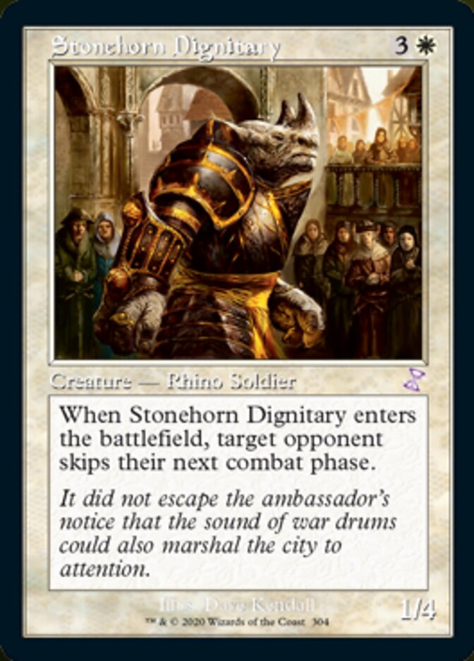 Stonehorn Dignitary (Timeshifted) [Time Spiral Remastered] | Amazing Games TCG