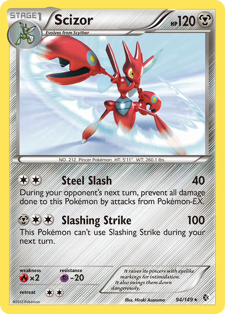 Scizor (94/149) [Black & White: Boundaries Crossed] | Amazing Games TCG