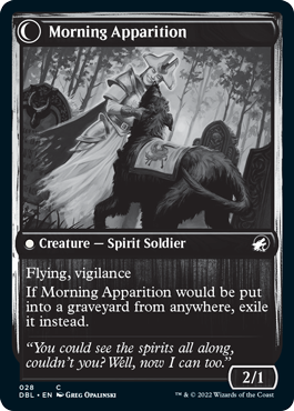 Mourning Patrol // Morning Apparition [Innistrad: Double Feature] | Amazing Games TCG