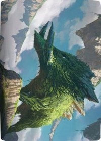 Yasharn, Implacable Earth Art Card [Zendikar Rising Art Series] | Amazing Games TCG