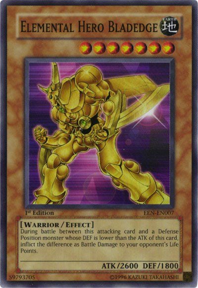 Elemental Hero Bladedge [EEN-EN007] Super Rare | Amazing Games TCG