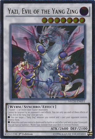 Yazi, Evil of the Yang Zing [NECH-EN051] Ultimate Rare | Amazing Games TCG