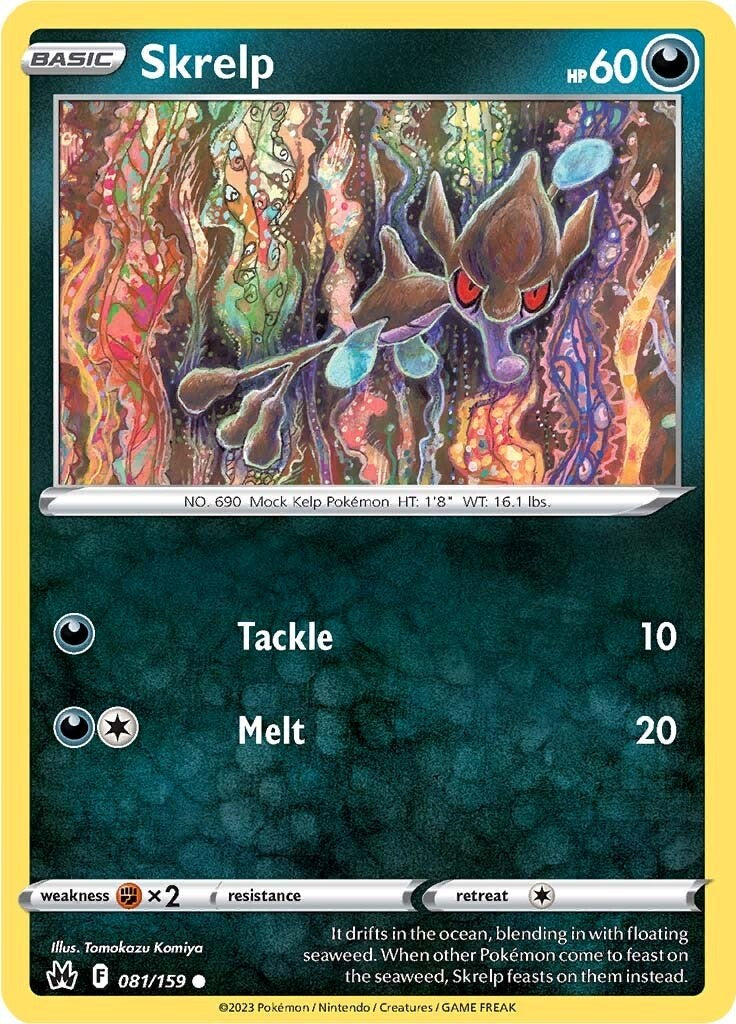 Skrelp (081/159) [Sword & Shield: Crown Zenith] | Amazing Games TCG