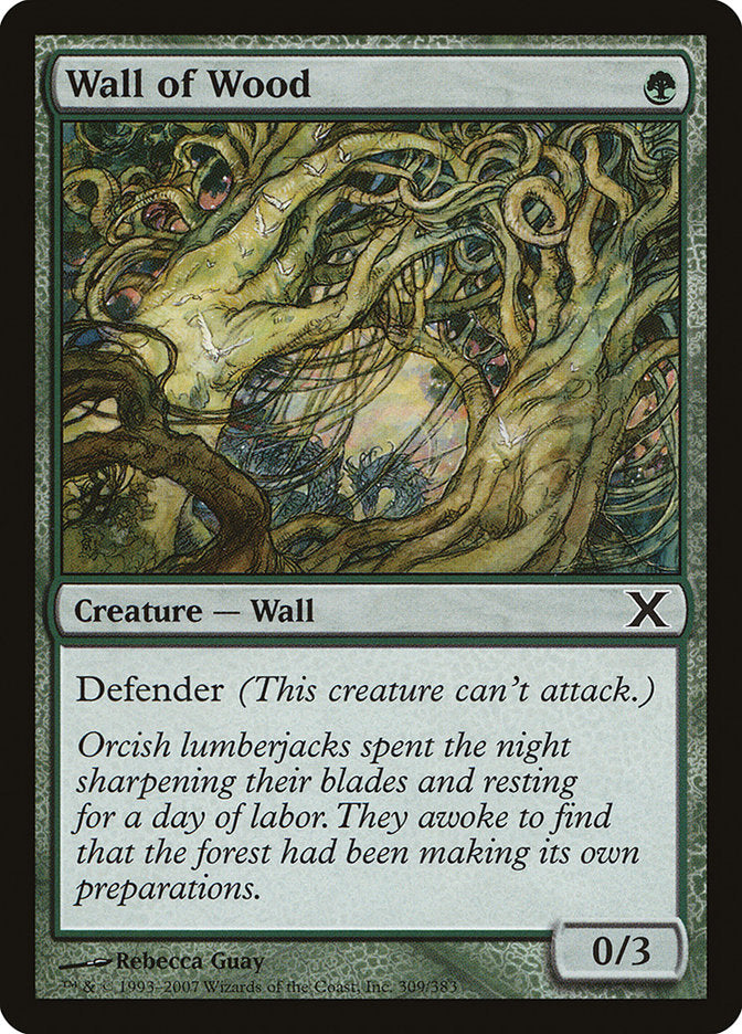 Wall of Wood [Tenth Edition] | Amazing Games TCG