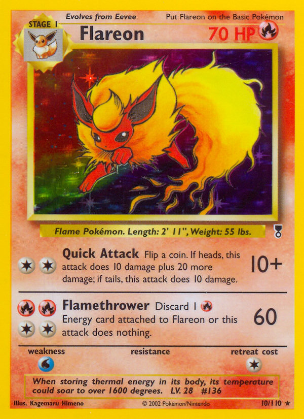 Flareon (10/110) [Legendary Collection] | Amazing Games TCG