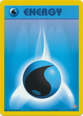 Water Energy (111/111) [Neo Genesis Unlimited] | Amazing Games TCG