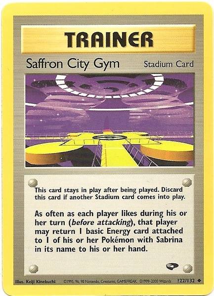 Saffron City Gym (122/132) [Gym Challenge Unlimited] | Amazing Games TCG