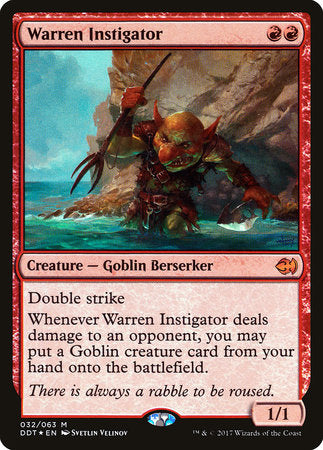 Warren Instigator [Duel Decks: Merfolk vs. Goblins] | Amazing Games TCG