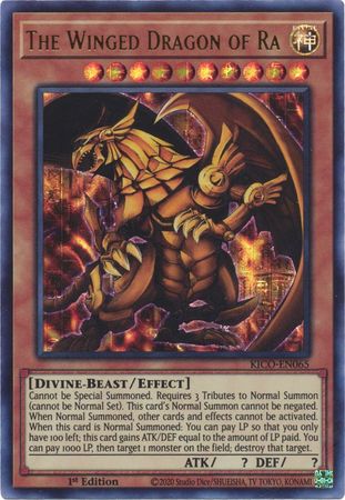 The Winged Dragon of Ra (Ultra Pharaoh's Rare) [KICO-EN065] Ultra Pharaoh’s Rare | Amazing Games TCG