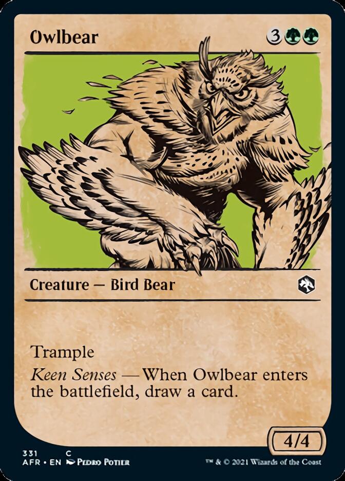 Owlbear (Showcase) [Dungeons & Dragons: Adventures in the Forgotten Realms] | Amazing Games TCG