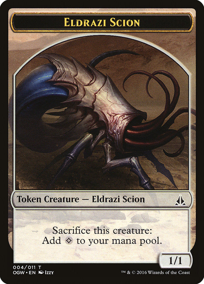 Eldrazi Scion (004/011) [Oath of the Gatewatch Tokens] | Amazing Games TCG