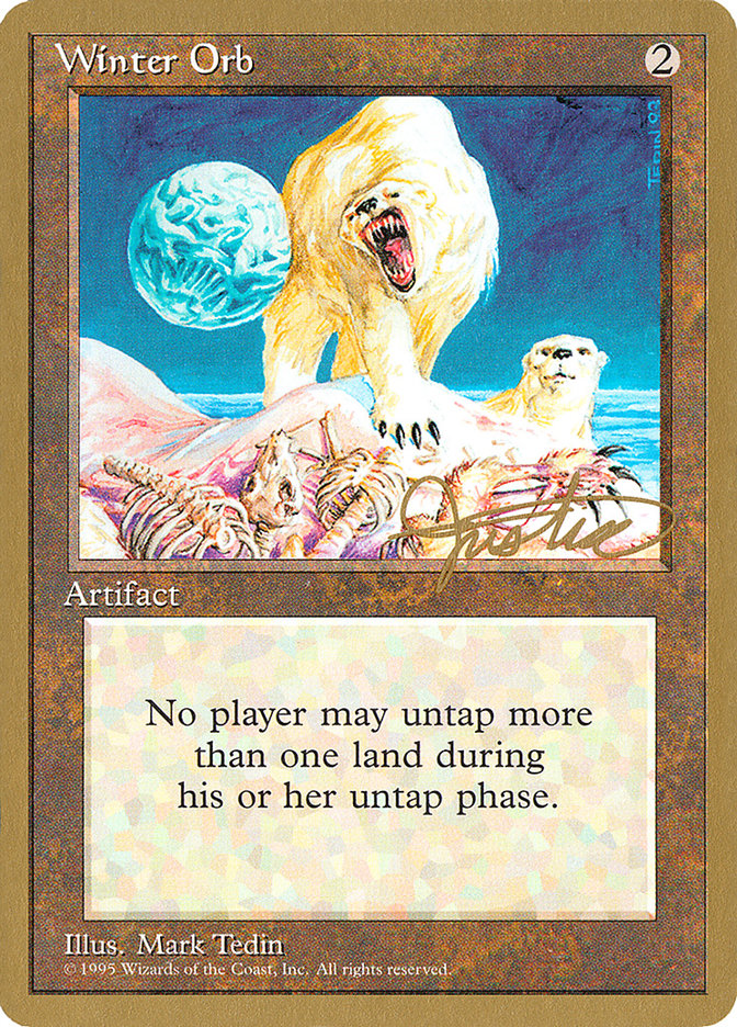 Winter Orb (Mark Justice) [Pro Tour Collector Set] | Amazing Games TCG