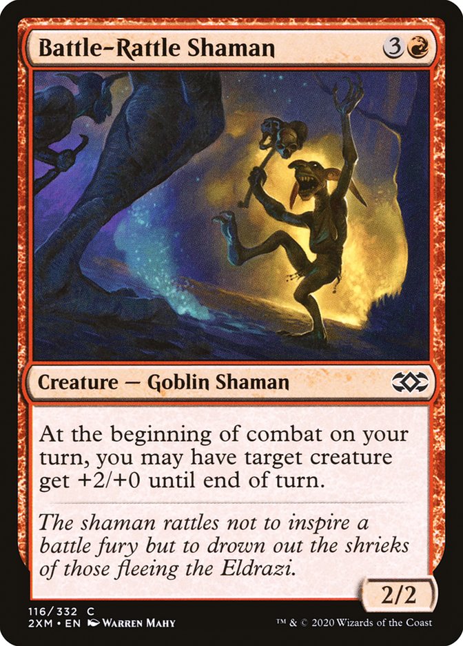 Battle-Rattle Shaman [Double Masters] | Amazing Games TCG