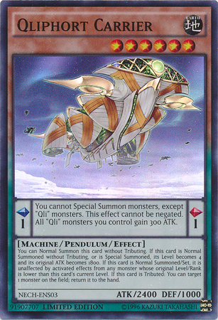 Qliphort Carrier (SE) [NECH-ENS03] Super Rare | Amazing Games TCG