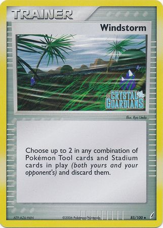 Windstorm (85/100) (Stamped) [EX: Crystal Guardians] | Amazing Games TCG
