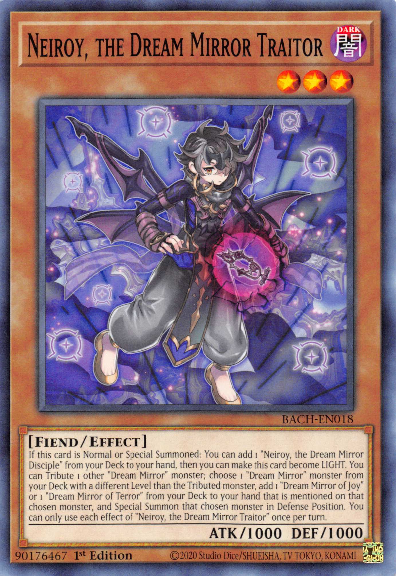 Neiroy, the Dream Mirror Traitor [BACH-EN018] Common | Amazing Games TCG