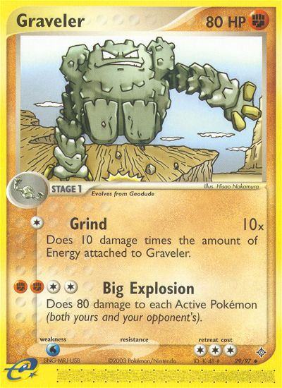 Graveler (29/97) [EX: Dragon] | Amazing Games TCG