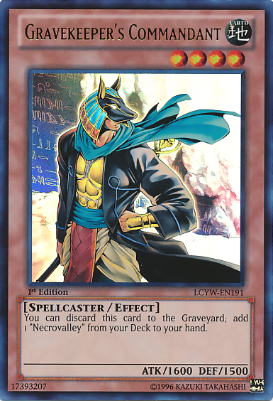 Gravekeeper's Commandant [LCYW-EN191] Ultra Rare | Amazing Games TCG