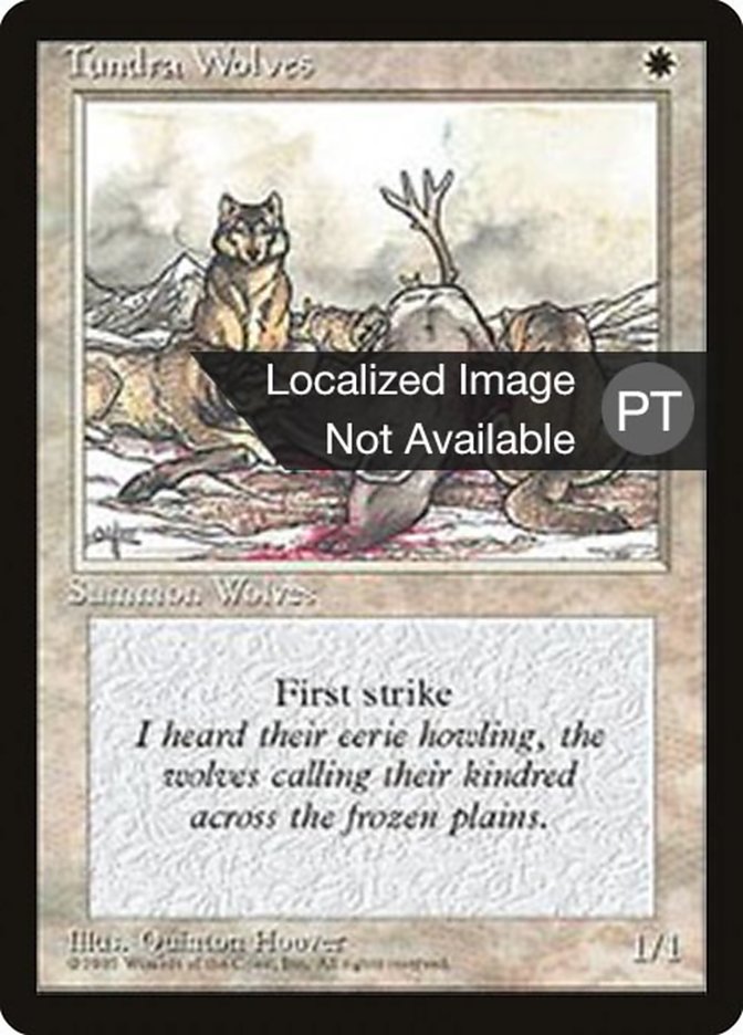 Tundra Wolves [Fourth Edition (Foreign Black Border)] | Amazing Games TCG