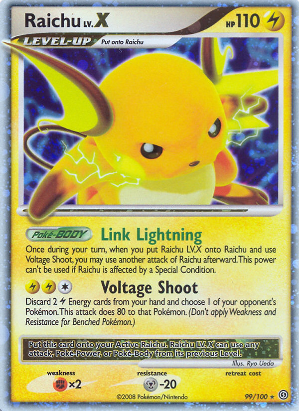 Raichu LV.X (99/100) [Diamond & Pearl: Stormfront] | Amazing Games TCG