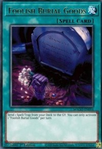 Foolish Burial Goods [MAGO-EN054] Rare | Amazing Games TCG