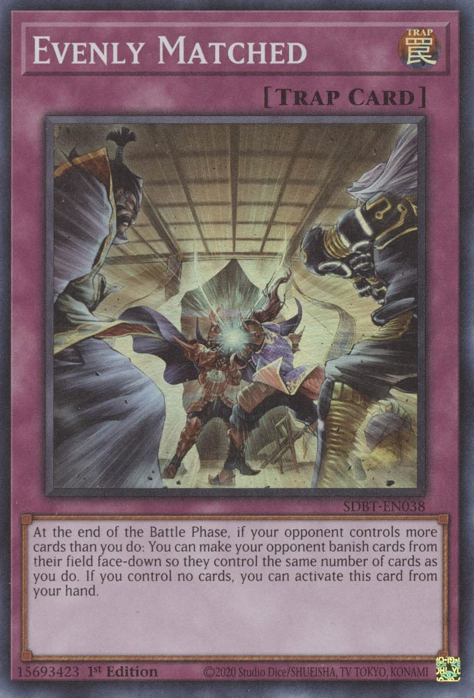 Evenly Matched [SDBT-EN038] Super Rare | Amazing Games TCG