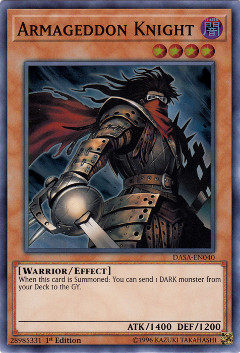 Armageddon Knight [DASA-EN040] Super Rare | Amazing Games TCG