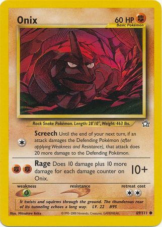 Onix (69/111) [Neo Genesis Unlimited] | Amazing Games TCG