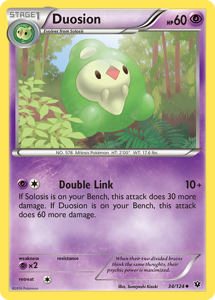 Duosion (34/124) [XY: Fates Collide] | Amazing Games TCG