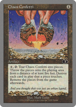 Chaos Confetti [Unglued] | Amazing Games TCG