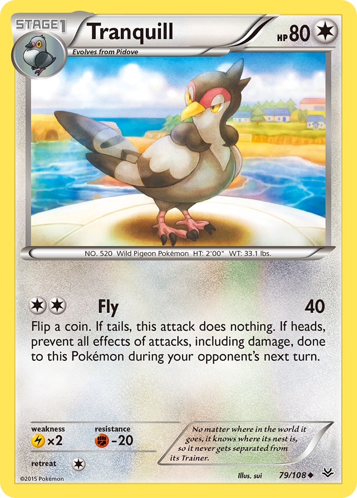 Tranquill (79/108) [XY: Roaring Skies] | Amazing Games TCG