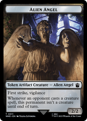 Alien Angel // Mark of the Rani Double-Sided Token [Doctor Who Tokens] | Amazing Games TCG